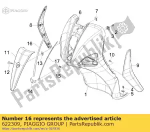 Piaggio Group 622309 inpakken - Onderkant