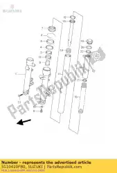 Here you can order the damper assy,fro from Suzuki, with part number 5110420FB0: