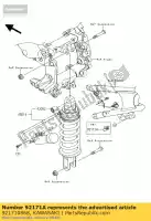 921710868, Kawasaki, clamp,hose zg1400a8f kawasaki gtr 1400 2008, New