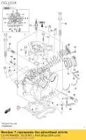 1114149H00, Suzuki, junta, cilindro suzuki  rm z 250 2010 2011 2012 2014 2015 2016 2017 2018 2019, Novo