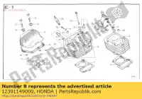 12301149000, Honda, tampa da cabeça do cilindro honda cb 50 1971 1972 1973 1974 1975 1976 1977 1978 1979 1980 1981 1982, Novo