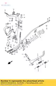 Suzuki 0944315026XC0 primavera - Lado inferior