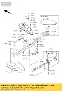 kawasaki 92075035 serranda velocità di sfregamento h1 - Il fondo