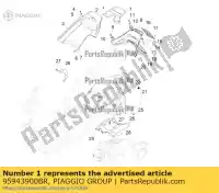 95943900BR, Piaggio Group, kuip sluiting     , Nieuw
