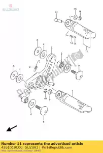 suzuki 4361019C00 barre, repose-pieds rr - La partie au fond