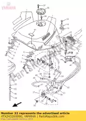 Qui puoi ordinare protezione, tubo da Yamaha , con numero parte 4TX243260000: