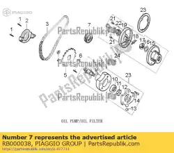 Here you can order the circular from Piaggio Group, with part number RB000038: