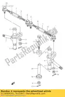 5124004201, Suzuki, articulation, bras l suzuki lt50 quadrunner lt 50 , Nouveau