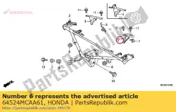 pijp, l. Kap zijkant van Honda, met onderdeel nummer 64524MCAA61, bestel je hier online:
