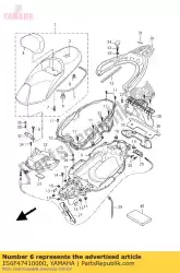 Qui puoi ordinare cuscino, sedile da Yamaha , con numero parte 1S6F47410000: