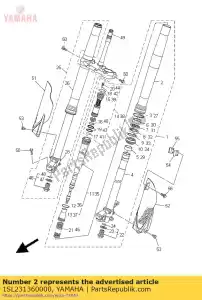 yamaha 1SL231360000 tubo, esterno - Il fondo