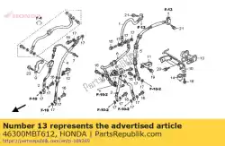 Ici, vous pouvez commander le soupape ass., retard auprès de Honda , avec le numéro de pièce 46300MBT612: