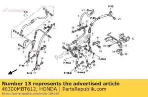 Honda 46300MBT612 soupape ass., retard - La partie au fond