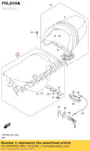 Suzuki 4510048G0148H seat assy - Bottom side