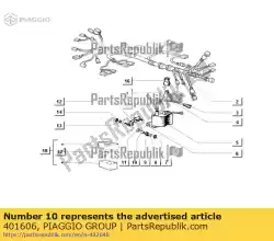 Aquí puede pedir arbusto de Piaggio Group , con el número de pieza 401606: