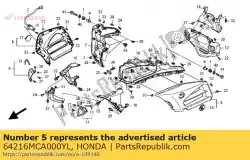 Aqui você pode pedir o capuz,fr c*nh341p* em Honda , com o número da peça 64216MCA000YL: