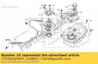 17620KGH600, Honda, tappo, bocchettone di rifornimento carburante honda anf innova  anf125 125 , Nuovo