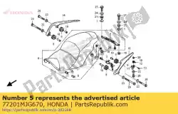 Here you can order the no description available at the moment from Honda, with part number 77201MJG670: