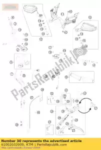 ktm 61002032000 rep.set pistão d = 13 05 - Lado inferior