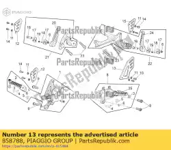 Ici, vous pouvez commander le lh protection auprès de Piaggio Group , avec le numéro de pièce 858788: