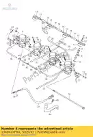 1340424F00, Suzuki, gasklephuis, rechts suzuki gsx hayabusa r ru1 ru2 gsx1300r 1300 , Nieuw