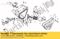 17222KG1000, Honda, tubo, aire / c conn honda nx transcity  nx125 125 , Nuevo