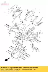 Here you can order the graphic, 1 from Yamaha, with part number 20S2165C6000: