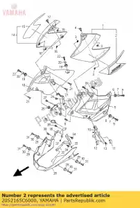 yamaha 20S2165C6000 graphic, 1 - Bottom side