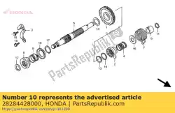 Here you can order the seat, cam reset spring from Honda, with part number 28284428000: