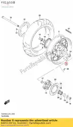 Here you can order the absorber,rear h from Suzuki, with part number 6465135F10: