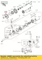 160850113, Kawasaki, engrenagem zx1400b7f kawasaki  gtr tr zzr 1400 2006 2007 2008 2009 2010 2011 2012 2013 2014 2015 2016 2017 2018 2019 2020 2021, Novo