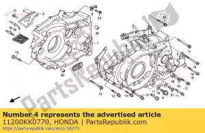 Honda 11200KK0770 crank case comp., - Onderkant