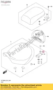 suzuki 4514906J00 cushion - Bottom side