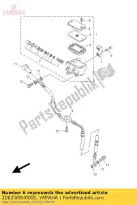 yamaha 3D82589H0000 parafuso - Lado inferior