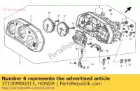 37100MBG013, Honda, meter assy., combination honda vfr 800 1998 1999, New