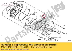 honda 19226MGSD30 joint, corps de pompe à eau - La partie au fond