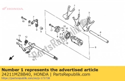 Hier finden Sie die gabel, r. Gangschaltung von Honda. Mit der Teilenummer 24211MZ8B40 online bestellen: