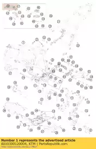ktm 6010300120004 ramka '601ka - Dół
