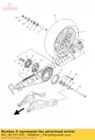 941181707700, Yamaha, neumático (180 / 55zr17m / c 73w d214) yamaha  mt 850 900 2014 2015 2016 2017 2018 2019 2020, Nuevo