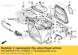 doorvoertule, luidsprekerpaneel van Honda, met onderdeel nummer 64266MG9770, bestel je hier online:
