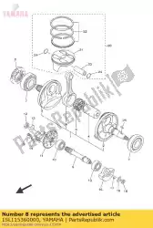 Qui puoi ordinare marcia, guida da Yamaha , con numero parte 1SL115360000: