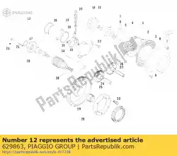 Qui puoi ordinare il motore. Antipasto da Piaggio Group , con numero parte 629863: