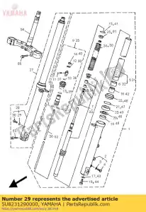 yamaha 5U8231290000 guarnizione - Il fondo