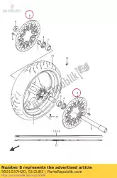 Aquí puede pedir disco delantero gsx- de Suzuki , con el número de pieza 5921037H20: