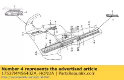 Tutaj możesz zamówić znak b * typ6 * od Honda , z numerem części 17537MM5640ZA: