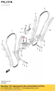 suzuki 071300620A bolt - Bottom side