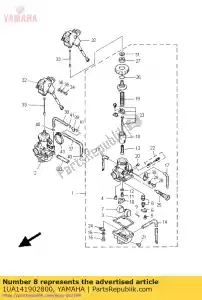 yamaha 1UA141902800 conjunto válvula agulha - Lado inferior