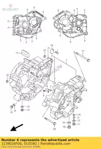 suzuki 1139026F00 jet comp, piston - La partie au fond