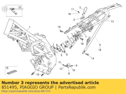 Aprilia 851495, Cable, OEM: Aprilia 851495