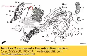 Honda 17262KZZ900 uszczelka, filtr powietrza - Dół